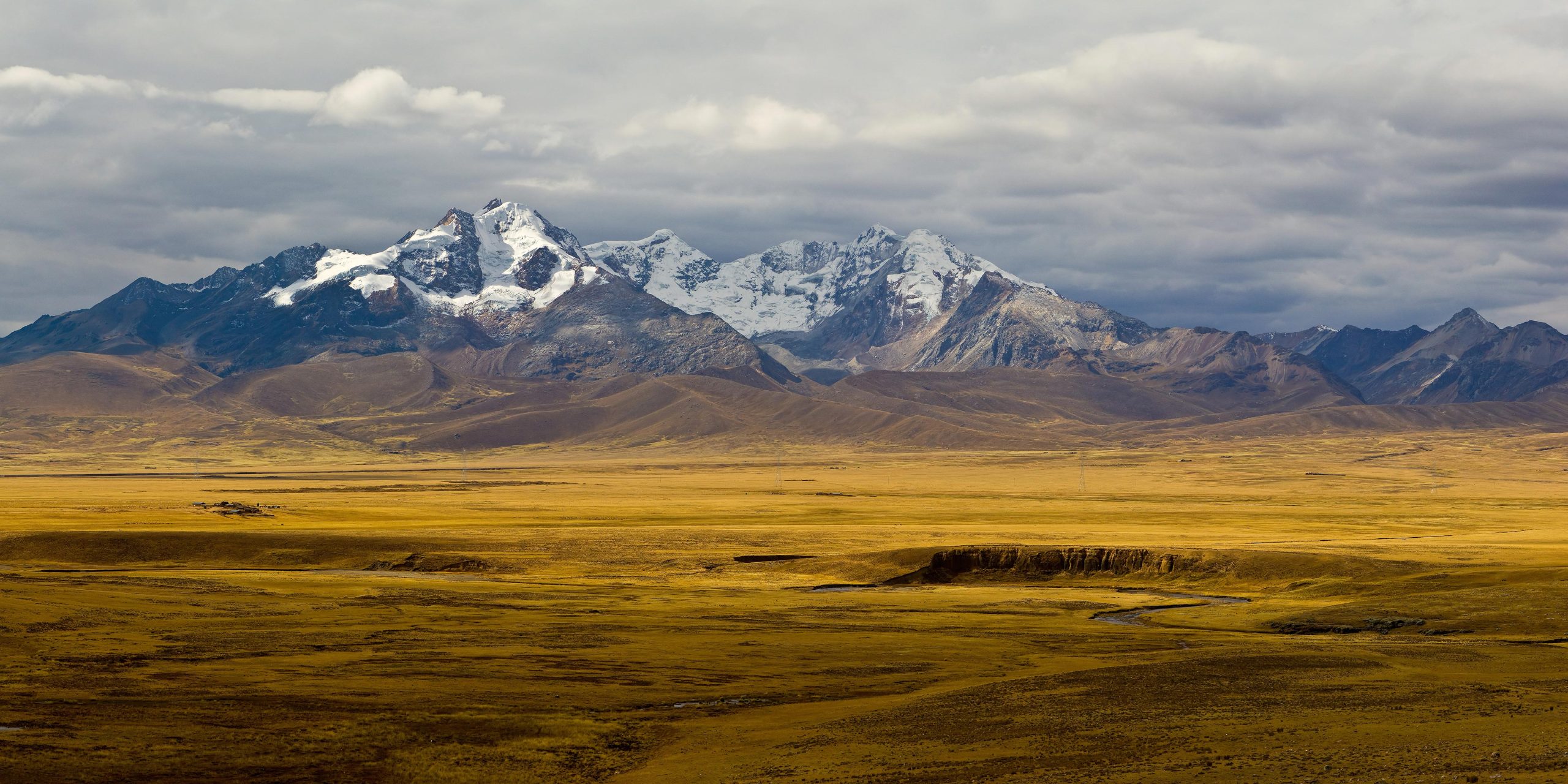 Melting glaciers under climate change