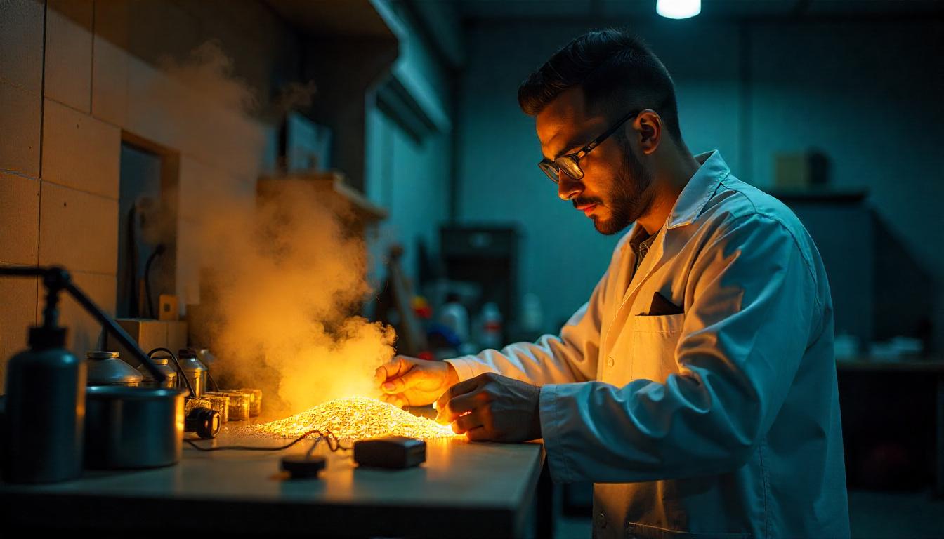 Scientist extracting gold from e-waste using sunlight and pool chemical - dailyscitech